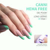 Picture of CANNI Pastel Green Gel Nail Polish, 1Pcs Sage Light Green Gel Polish Lime Mint Green Color Nail Polish Gel High Gloss Soak Off U V Gel Nail French Nail Manicure Salon DIY