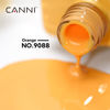 Picture of CANNI Orange Gel Nail Polish, 1Pcs Neon Orange Gel Polish Bright Orange Color Nail Polish Gel High Gloss Soak Off U V Gel Nail French Nail Manicure Salon DIY