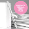 Picture of Glass Cuticle Pusher by Bona Fide Beauty - Dual Ended Manicure Stick - Premium Czech Glass Manicure Tools