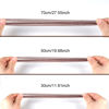 Picture of Teenitor Hair Accessories Hair Net Set, Includes 40pcs Invisible Hair Nets for Ballet Recital & 80pcs Bobby Pins for Bun Maker, Brown, 3 Size
