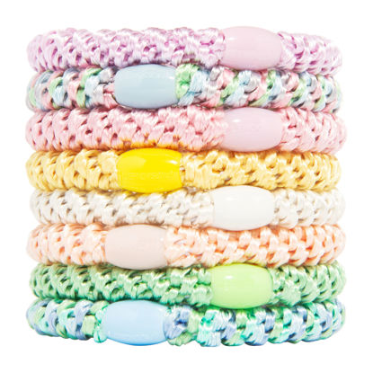 Picture of L. Erickson Grab & Go Pony - Taffy Pastels - Set of 8 Hairties