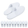 Picture of OSTADARRA 6 Pairs Spa Slippers, Non Slip Disposable Slippers For Guest, Washable Reusable, Which Can Be Used As Women Men, House, Indoor, Bathroom, Bedroom, Hotel, Bride Slippers