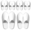 Picture of OSTADARRA 6 Pairs Spa Slippers, Non Slip Disposable Slippers For Guest, Washable Reusable, Which Can Be Used As Women Men, House, Indoor, Bathroom, Bedroom, Hotel, Bride Slippers (2 sizes)