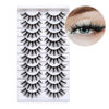 Picture of MilyBest Lashes Wispy Cat Eye Manga Lashes Natural Look Like Eyelash Extensions Faux Mink False Eyelashes Clear Band Lashes