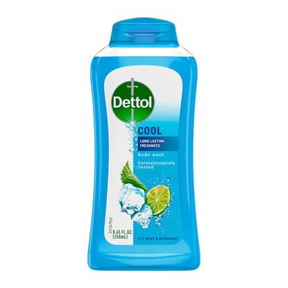 Picture of Dettol Cool Body Wash and Shower Gel, Body Wash with Mint and Bergamot, 8.45 Fl Oz (Pack of 1)