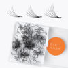 Picture of Eyesy Lash 500 Promade Fans - 5D 0.05 Size 10mm Curl CC - Premade Lash Fans for Eyelash Extensions Fluffy Volume Lashes Handmade Promades Eyelash Fans Loose Pre Made Fans Lash Extensions