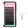 Picture of VAVALASH 6D W Shape Eyelash Extension 6D Premade Fans 0.07 C Curl Volume Lash Extensions Easy Fanning False Lashes Matte Black Volume Premade Cluster W Lashes(W Shaped-6D-0.07-C-15mm）