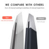 Picture of ZERNBER Eyebrow Hair Removal Tweezers, Slant Tweezer Handmade Professional Eyebrow Facial & Hair Remover No Gaps Stainless Steel
