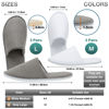 Picture of OSTADARRA 6 Pairs Spa Slippers, Non Slip Disposable Slippers For Guest, Washable Reusable, Which Can Be Used As Women Men, House, Indoor, Bathroom, Bedroom, Hotel, Bride Slippers (2 sizes)