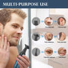 Picture of AREYZIN Ear and Nose Hair Trimmer for Men and Women Professional USB Rechargeable Nose Trimmer Nose Clippers Eyebrow Facial Hair Trimmer Body Grooming Kit IPX7 Waterproof Dual Edge Blades