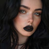 Picture of DE'MUMU Black Lipstick Matte for Women, Long Lasting Lipstick Smudge Proof No Transfer Goth Liquid Lipsticks, Cruelty Free Lip Makeup (DM23 Black Storm)