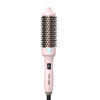 Picture of K&K 1 1/2 Inch Ceramic Tourmaline Ionic Heated Round Brush Curling Brush Creates Blowout Look -Creates Root Volume & Loose Curls Volume Curls Dual Voltage Hair Styling Tool (Pale Pink, 1.5 Inch)