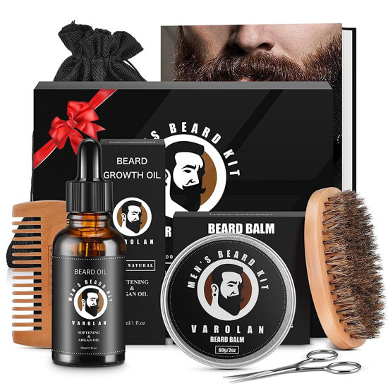 Picture of Birthday Gifts for Men, Mens Gifts, Unique Beard Care Kit for Men Best Friends Male Dad Brother Husband Fiance Him Boyfriend Coworker, Gift Ideas Gifts for Him