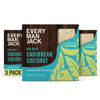 Picture of Every Man Jack Cold Processed Mens Bar Soap - Tropical Caribbean Coconut Scent - Deeply Cleans & Hydrates w/Naturally Derived Ingredients - (3 Pack)