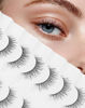 Picture of Natural Lashes Natural Eyelashes Short Eyelashes Natural Look False Eyelashes Wispy Eye Lashes Small Lashes Fake Lashes K33