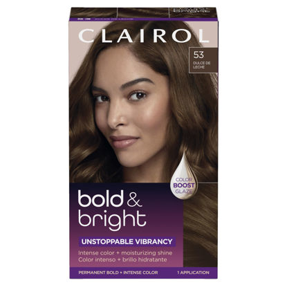 Picture of Clairol Bold & Bright Permanent Hair Dye, 53 Dulce de Leche Hair Color, Pack of 1
