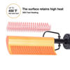 Picture of DAN Technology Curved Ceramic Hair Straightener and Heat Press Comb, 450°F Dual Voltage for Natural Black Hair, Portable for Travel & Home
