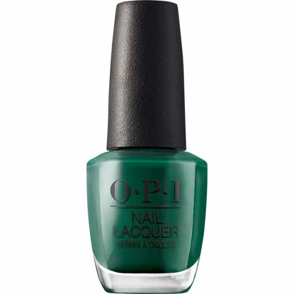 Picture of OPI Nail Lacquer Stay Off the Lawn!! | Opaque Dark Green Crème Chip Resistant Nail Polish | Washington DC Collection