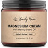 Picture of Remedy Mama Magnesium Cream for Sleep, Muscle Soreness & Cramps Relief with Hemp Seed Oil, Vitamin E, Shea Butter - Topical Magnesium Lotion for Calm & Relaxation - Unscented - 4fl oz - Made in Canada