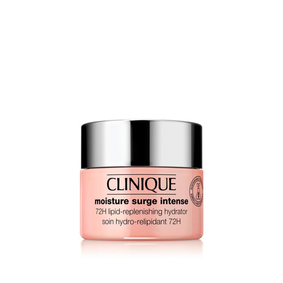 Picture of Clinique Moisture Surge Intense 72H Lipid-Replenishing Hydrator Face Moisturizer With Aloe Water + Cica | Hydrating + Moisturizing, Mini Travel Size, 0.5 Fl Oz