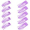 Picture of Chinco 24 Pieces Double Grip Hair Clips Metal Snap Hair Clips Women Hair Barrettes for Hair Making, Salon Supplies (Light Purple, 2 Inch)