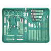 Picture of Tseoa Manicure Set Personal Care, Nail Clipper Kit, Professional Nail Clipper Pedicure Set, Nail Tools with Luxurious Travel Case, Gifts for Men Women Family Friend, 31 Pieces (Green)