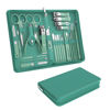 Picture of Tseoa Manicure Set Personal Care, Nail Clipper Kit, Professional Nail Clipper Pedicure Set, Nail Tools with Luxurious Travel Case, Gifts for Men Women Family Friend, 31 Pieces (Green)