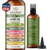 Picture of 100% Pure Rosemary Oil For Hair Growth With Castor Oil-Batana Oil-Jojoba Oil-Infused With Biotin & Vitamin E-Blend of Effective Hair Oils for Hair Growth-Strengthening Treatment-Vital Affair-6.7 Fl Oz