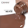 Picture of CANNI Brown Gel Nail Polish, 1Pcs Brown Fall Winter Gel Polish Chocolate Brown Color Nail Polish Gel High Gloss Soak Off U V Gel Nail French Nail Manicure Salon DIY