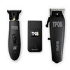 Picture of TPOB Slime 2 Black Clipper Trimmer Shaver Set Barber Hair Clippers for Men 6800 RPM with Rubber Case