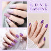 Picture of CANNI Purple Gel Nail Polish Set, 6 Colors 9ML Gel Polish Violets Dark Purple Summer Pastel Pink Nail Polish Soak Off UV LED Gel Nail Kit DIY Nail Art Manicure Home Nail Salon