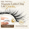 Picture of LASHVIEW Upgrade Soft Magnetic Eyelashes Natural Look, Reusable Magnetic Eyelashes with Applicator, No Glue Needed Magnetic Eyelashes Magnetic Lashes Kit, Easy to Wear and Remove CT01