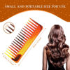 Picture of Large Detangling Comb for Curly, Wet or Dry Hair - Wide Tooth Styling and Shampoo Comb, No Handle (Dark Brown)