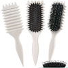 Picture of Curl Defining Brush, 1 PCS Curl Hair Brush, Curl Define Styling Brush, for Combing and Shaping Men's and Women's Curls to Reduce Pulling (Beige)
