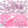 Picture of Novani Rhinestones 1440pcs SS10 Glass Rhinestones Crystal Flatback Gemstones for Crafts Nails Makeup Bags and Shoes Decoration（SS10, Pink）