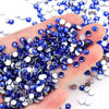 Picture of Novani Royal Blue Rhinestones, Flatback Loose Gemstones 1440pcs Glass Crystal Bulk for Clothes Shoes Crafts Makeup Nail Art and DIY Decorations(SS8, Sapphire)