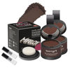 Picture of Mifeloy 2 Pack Root Touch Up Shadow Powder, Gray Hair Cover Up, Women Color Root Coverage Powder for Thinning Grey Hairline, Men Instantly Concealer Hair Loss Beard Line Eyebrow, Red Brown