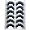 Picture of HBZGTLAD 6 Pairs Fluffy False Eyelashes Natural Faux Mink Strip 3D Lashes Pack (SR-1)