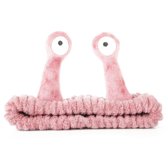 Picture of Molain Face Wash Headband, Palm and Snail Spa Hair Bands Makeup Headbands Women Cartoon Cute Coral Fleece Elastic Headband Creative Hair Accessories for Washing Face Shower Sports Beauty Skincare