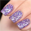 Picture of GAOY Glitter Gel Nail Polish, 16ml Lavender Purple Sparkly Gel Polish, Diamond Shiny Glitter Soak Off UV Gel for Nail Art, 1116 Lavender Fields