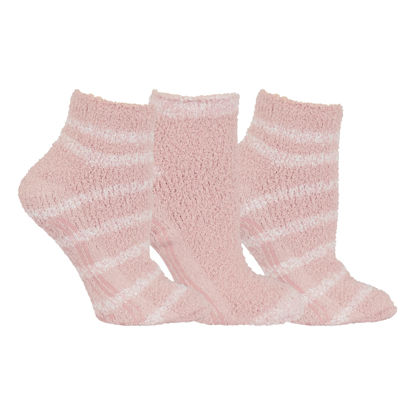 Picture of Dr. Scholl's womens Low Cut Soothing Spa - Lavender & Vitamin E Infused 2 3 Pair Packs Socks, Pink, 4 10 US