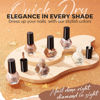 Picture of modelones Nail Polish Set 6 Colors, Milky White Brown Metallic Nude Bronze Quick Dry Mini Nail Lacquer Kit Shimmer Burnt Orange Copper Nail Art DIY Home Salon Manicure Gift for Women Girls