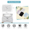 Picture of Tobeffect Extra Wide Turban Headbands for Women, 7'' Large Wide Headband for Nursing Cute Printed Nurse Head Bands Twisted Knotted Hairbands Non Slip Cloth Headbands for Women Hair Accessories 6 Pack