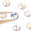 Picture of Rhinestones Glass Rhinestones for Crafts Nail rhinestones Flatback Nail Gems and Rhinestones for Nails Art Makeup Bags Shoes Decoration DIY(SS8,1440pcs,Moon Night)