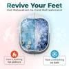 Picture of AWA Foot Soaking Tub, Collapsible Foot Bath Soak Tub for Soaking Feet, Pedicure Bowl, Plastic Feet Soaking Tub with Acupressure Massage Points, Foldable Laundry Basket (White Foot Tub)