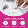 Picture of Eyesy Lash 500 Promade Fans - 8D 0.05 Size 12mm Curl D - Premade Lash Fans for Eyelash Extensions Fluffy Mega Volume Lashes Handmade Promades Eyelash Fans Loose Pre Made Fans Lash Extensions