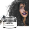 Picture of Black Temporary Hair Dye Wax Natural Instant Hair Color Wax Pomades 4.23 oz, Hair Styling Clay for Party, Festival, Halloween, Christmas