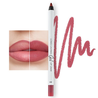 Picture of Lamel Matte Gel Lip Liner Pencil | Weightless & CreamyTexture - Sharpenable - Longwear & Waterproof - High Pigmented & Flawless Finish - Cruelty-free & Paraben-Free - 404, 1,7g/0.05oz. (Berry)