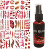 Picture of 3D Fake Scars Halloween Makeup Kit,30 Sheets Scar Sticker 150PCS+Fake Blood Spray 1.76oz