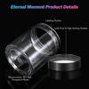 Picture of 36 Pack 3 OZ Plastic Jars Round Clear Cosmetic Container Jars with Lids, Eternal Moment Plastic Slime Jars for Lotion, Cream, Ointments, Makeup, Eye shadow, Rhinestone, Samples, Pot, Travel Storage